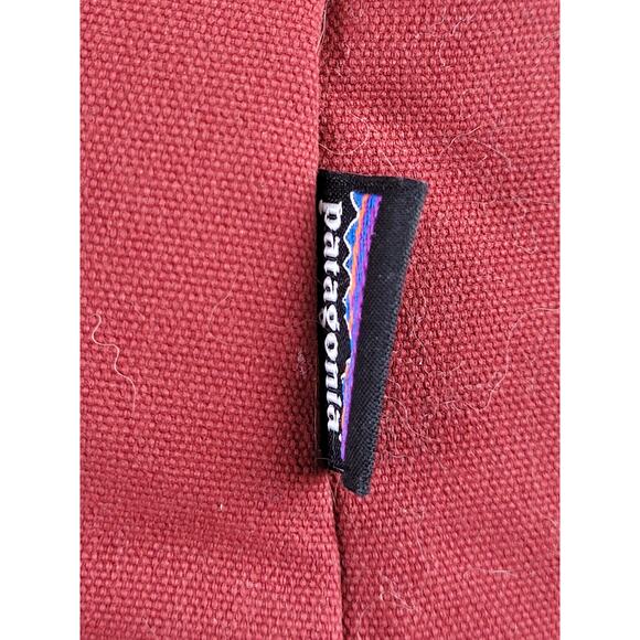 Patagonia Bivy Down Hooded Vest Red Khaki Women's Size M - Picture 7 of 10